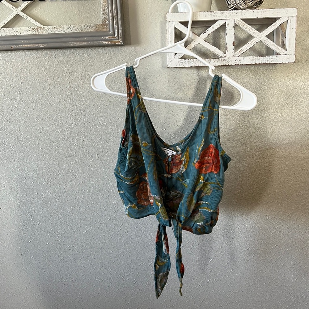 Blue tank top size xs